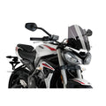CUPOLINO NAKED NEW GENERATION SPORT PUIG COMPATIBILE PER TRIUMPH STREET TRIPLE 765 S 2020 > 2025 FUME SCURO 20432F