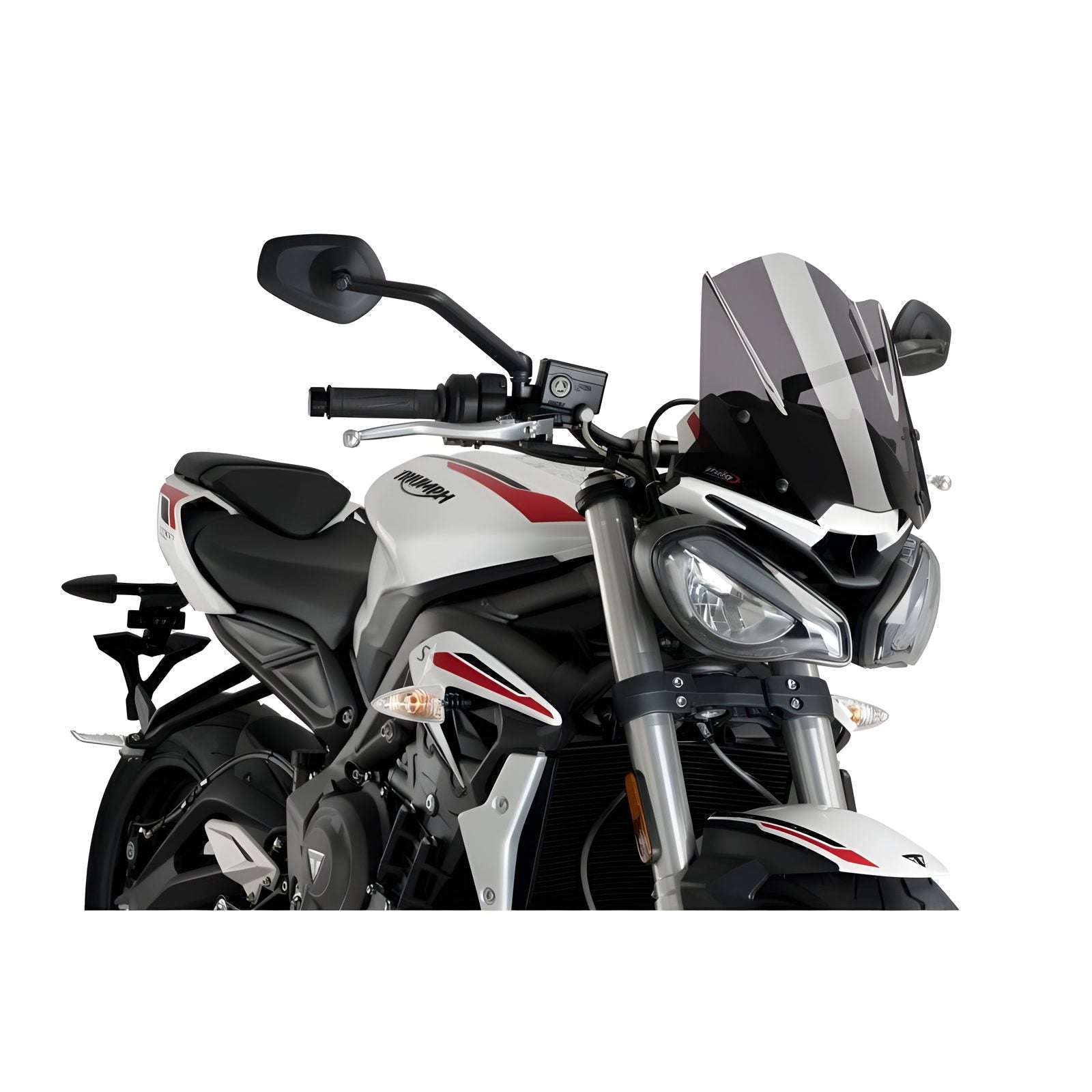 CUPOLINO NAKED NEW GENERATION SPORT PUIG COMPATIBILE PER TRIUMPH STREET TRIPLE 765 S 2020 > 2025 FUME SCURO 20432F