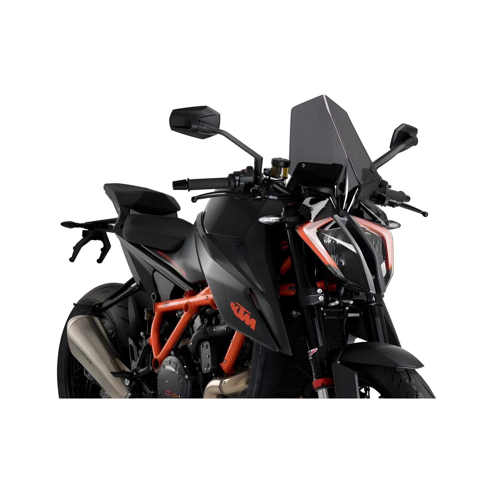 CUPOLINO NAKED NEW GENERATION TOURING PUIG COMPATIBILE PER KTM SUPERDUKE 1290 R EVO 2022 > 2023 FUME SCURO 20461F
