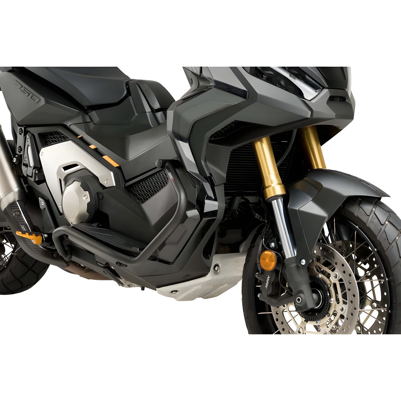 BARRE DI PROTEZIONE MOTORE PUIG COMPATIBILE PER HONDA X-ADV 750 2025 NERO 20581N