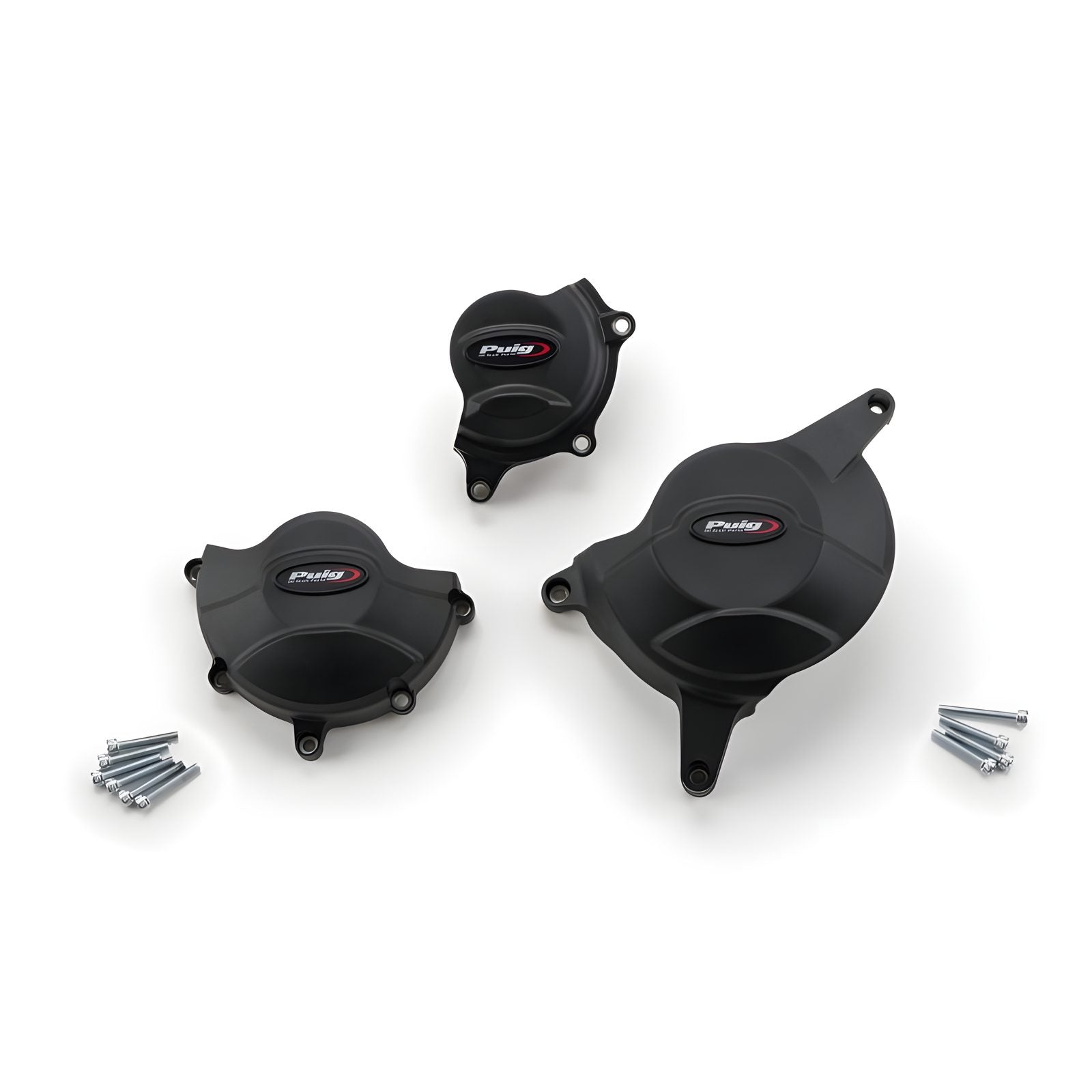KIT PROTEZIONE CARTER MOTORE PUIG COMPATIBILE PER HONDA CB 650 R NEO SPORTS CAFE 2019 > 2023 NERO 20625N