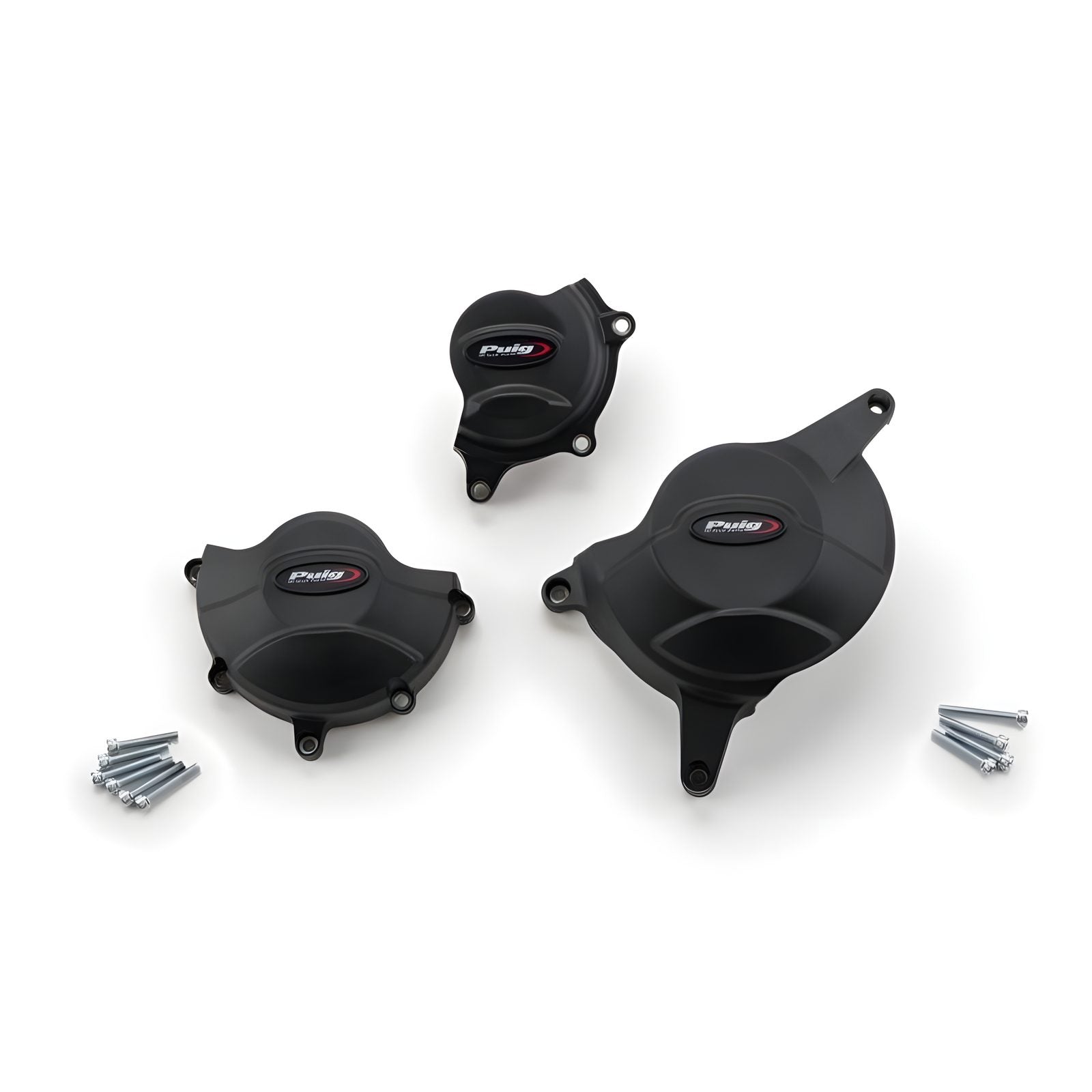 KIT PROTEZIONE CARTER MOTORE PUIG COMPATIBILE PER HONDA CBR 650 R 2019 > 2024 NERO 20625N