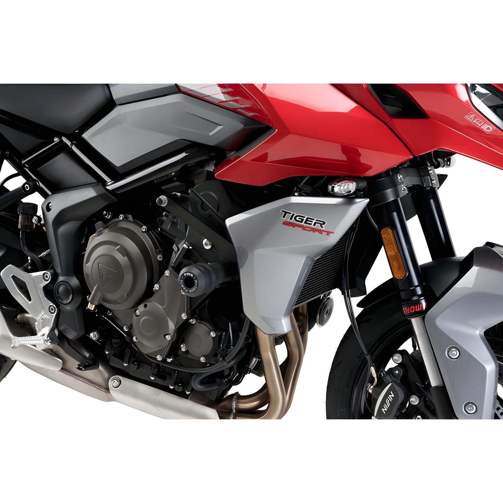 TAMPONI PARATELAIO MOD. VINTAGE 2.0 PUIG COMPATIBILE PER TRIUMPH TIGER 660 SPORT 2022 > 2024 NERO COPPIA 20631N