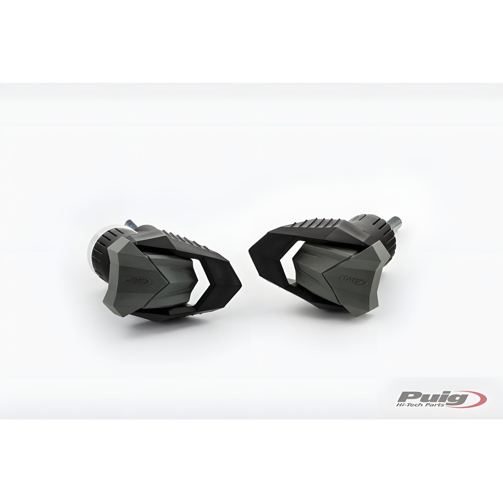 TAMPONI PARATELAIO MOD. R19 PUIG COMPATIBILE PER YAMAHA MT-09 850 2024 NERO COPPIA 20669N