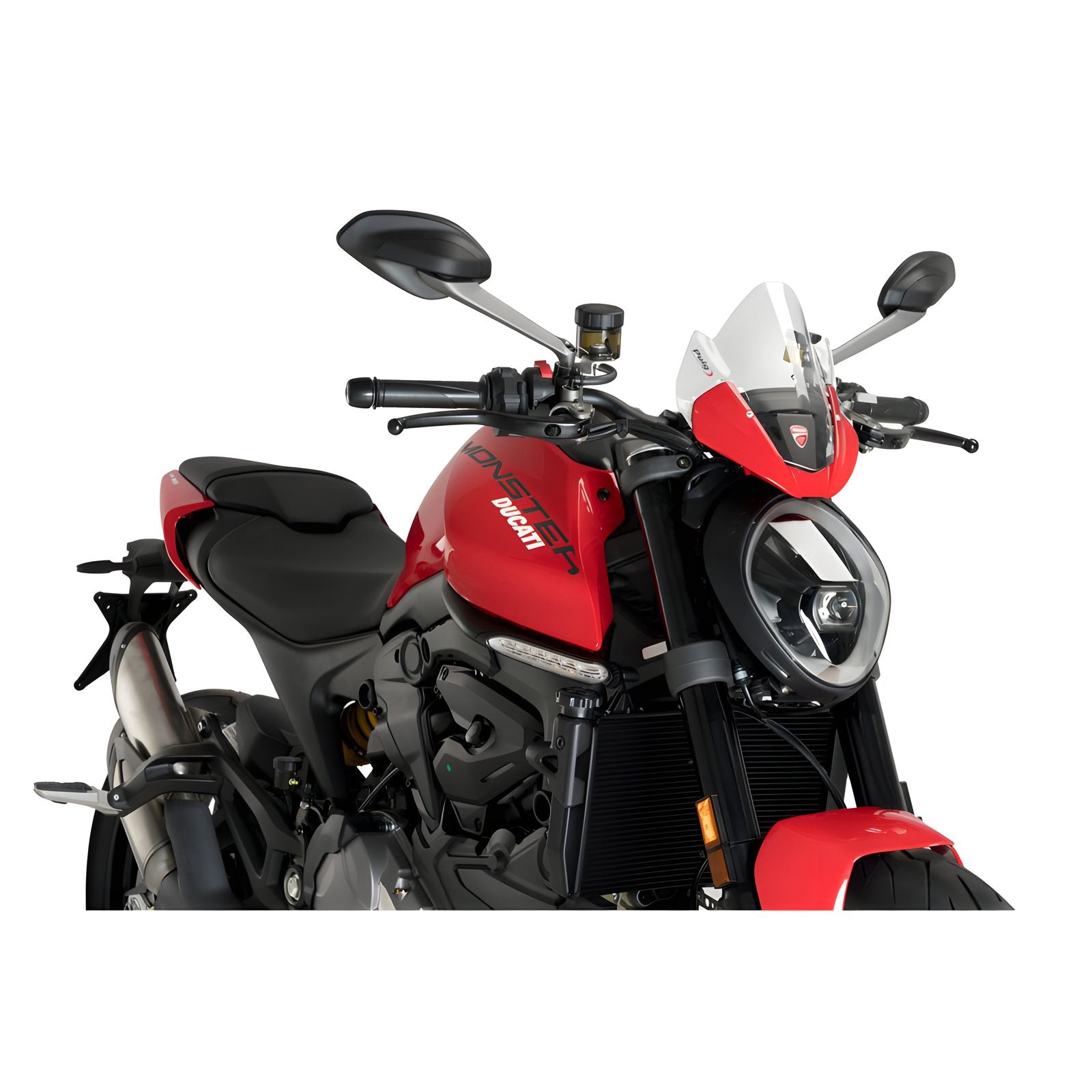 CUPOLINO SPORT PUIG COMPATIBILE PER DUCATI MONSTER 937 PLUS 2021 > 2023 TRASPARENTE 20688W
