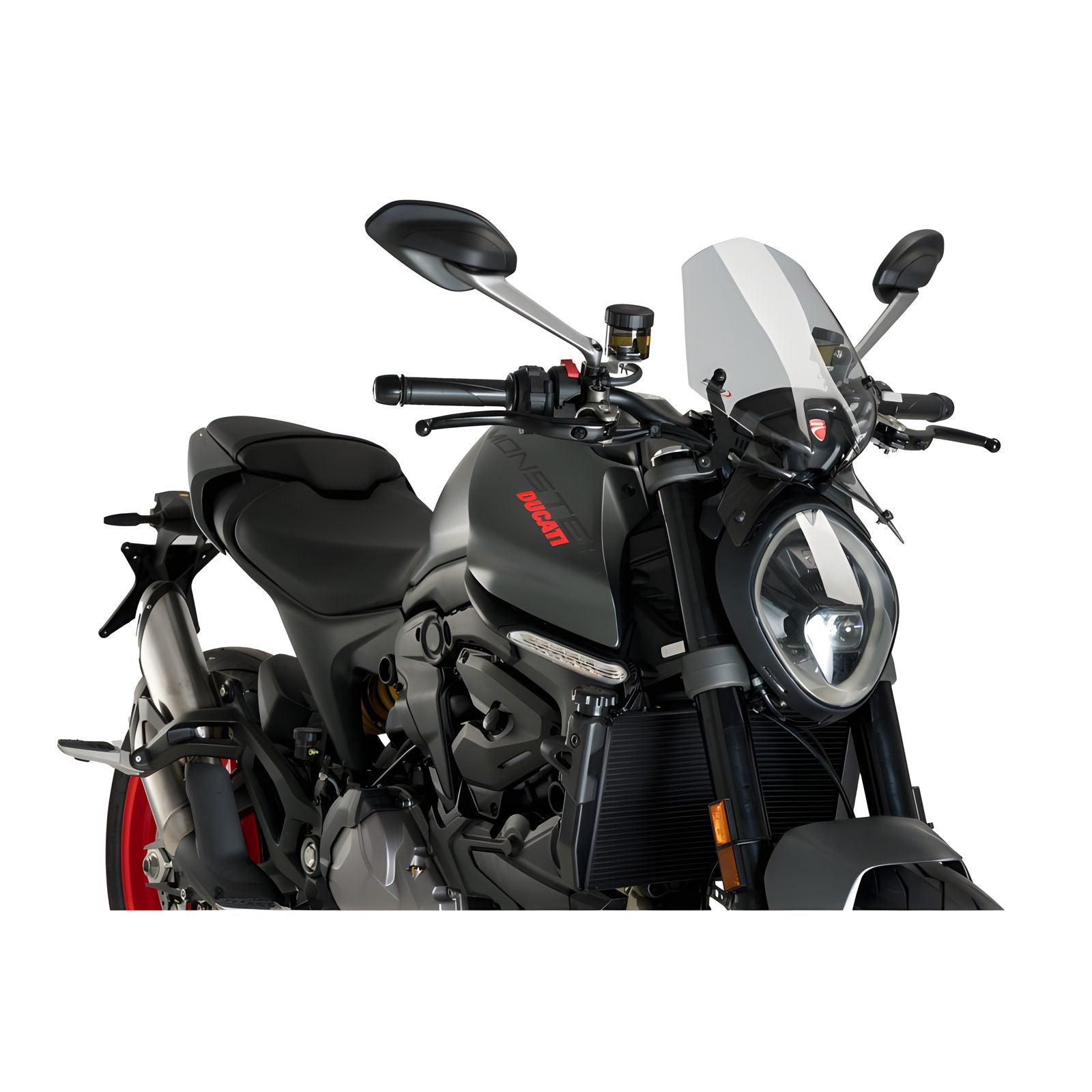 CUPOLINO NAKED N.G. SPORT PUIG COMPATIBILE PER DUCATI MONSTER 937 PLUS 2021 > 2024 FUME CHIARO 20712H