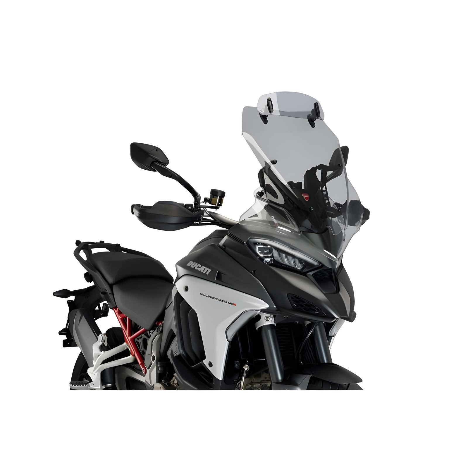 CUPOLINO TOURING CON VISIERA PUIG COMPATIBILE PER DUCATI MULTISTRADA V4 1100 2021 > 2025 FUME CHIARO 20733H