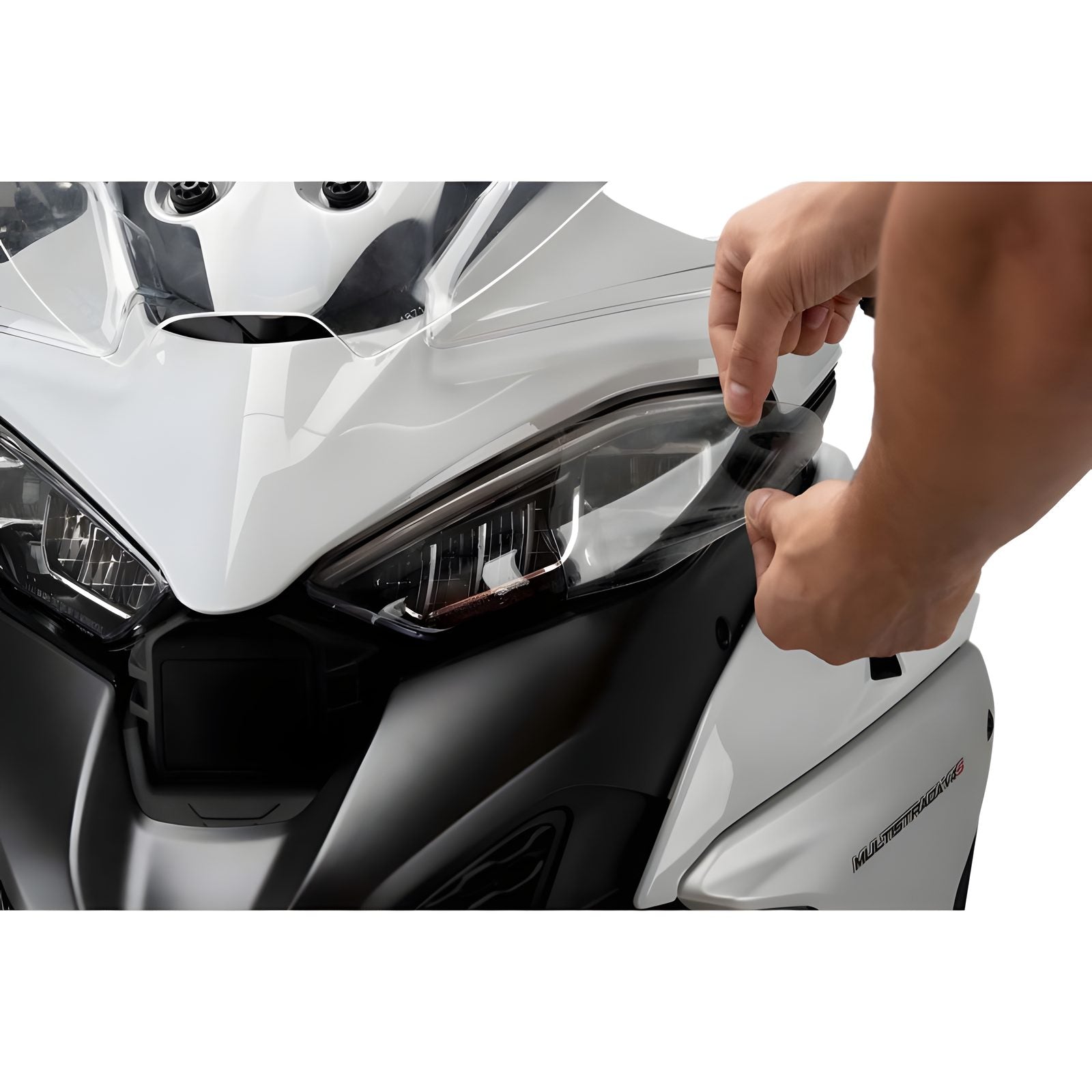 ADESIVO PROTEZIONE FARO PUIG COMPATIBILE PER DUCATI MULTISTRADA V4 1100 RALLY 2021 > 2024 TRASPARENTE 20761W