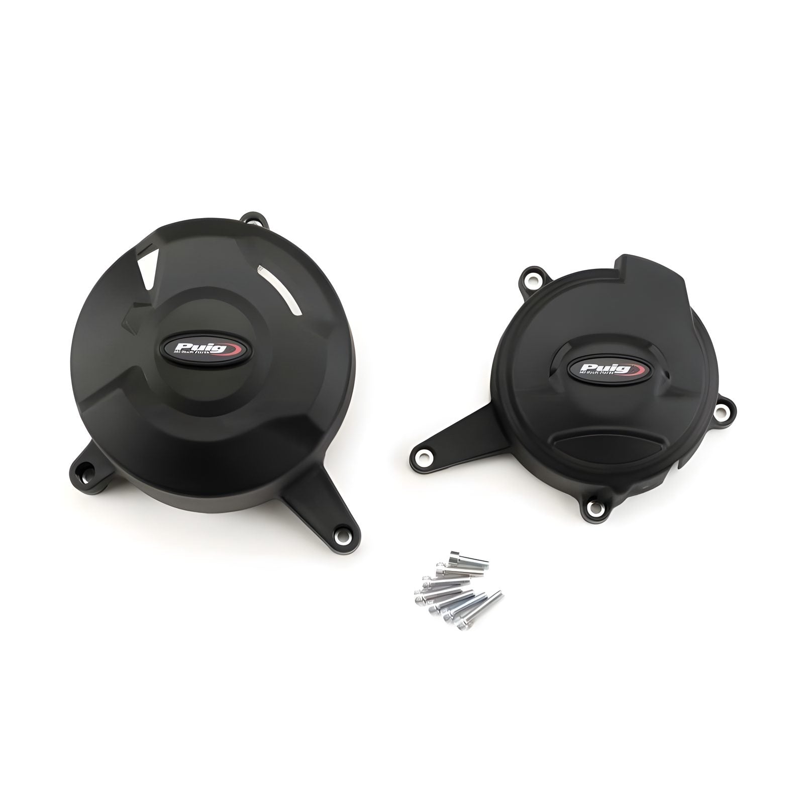 KIT PROTEZIONE CARTER MOTORE PUIG COMPATIBILE PER DUCATI STREETFIGHTER V4 1100 S 2020 > 2024 NERO 20800N