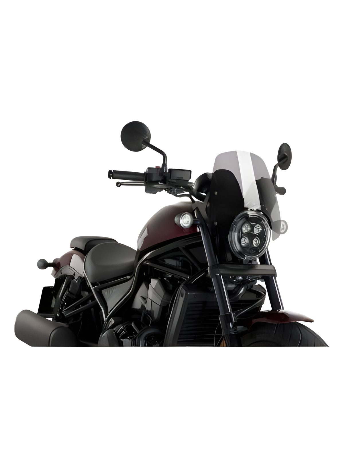 CUPOLINO NAKED N.G. SPORT PUIG COMPATIBILE PER HONDA REBEL CMX1100 2025 > 2026 FUME CHIARO 20819H