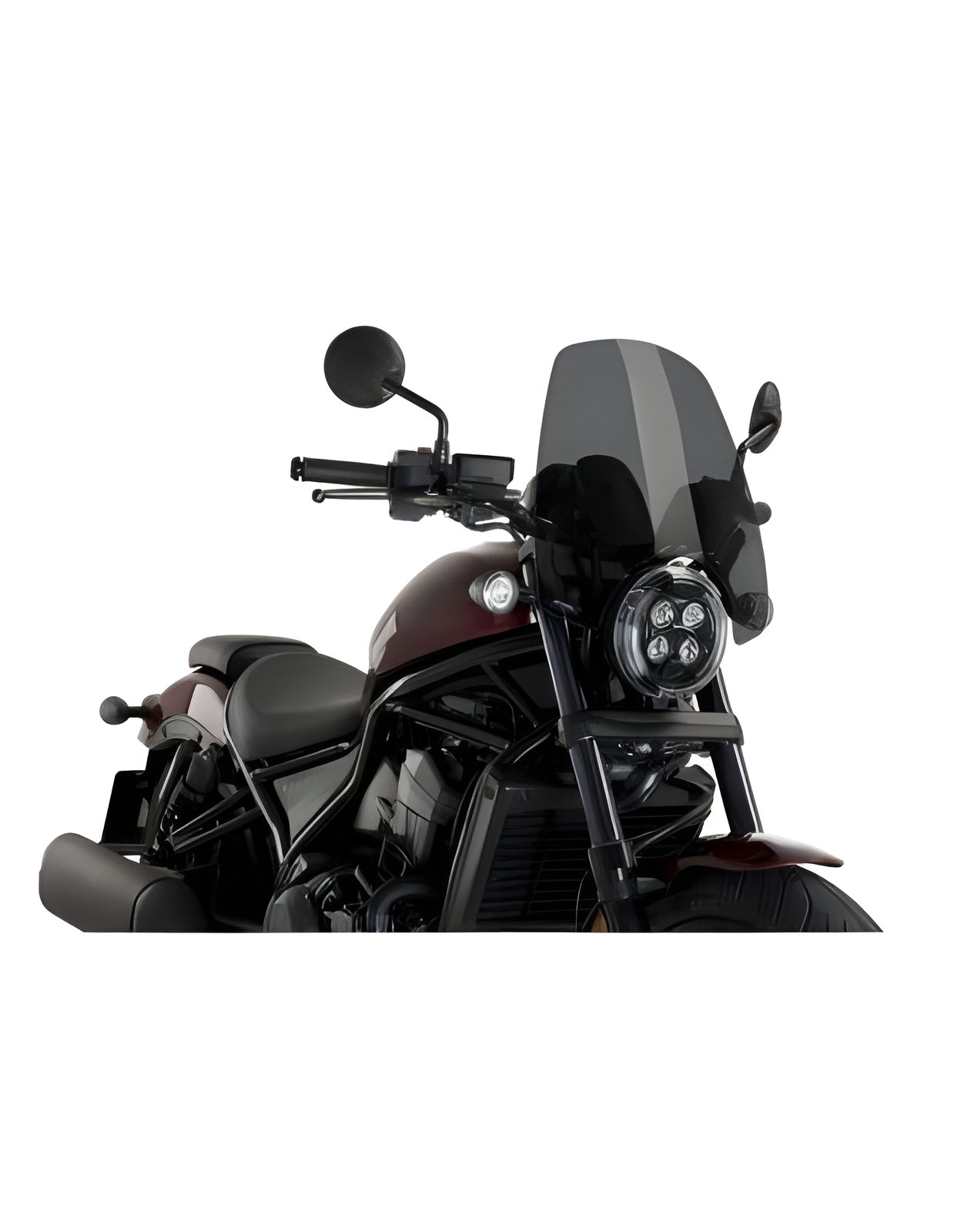 CUPOLINO NAKED N.G. TOURING PUIG COMPATIBILE PER HONDA REBEL CMX1100 2025 > 2026 FUME SCURO 20820F