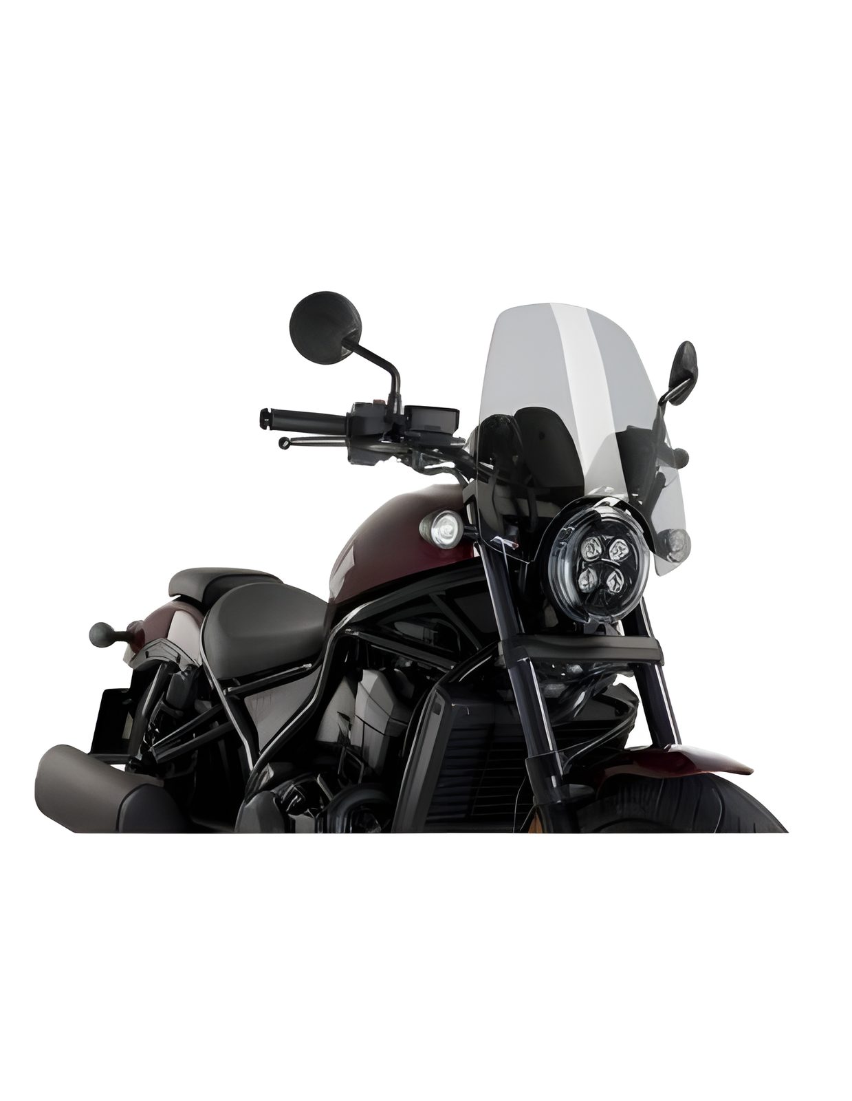 CUPOLINO NAKED N.G. TOURING PUIG COMPATIBILE PER HONDA REBEL CMX1100 DCT 2025 > 2026 FUME CHIARO 20820H