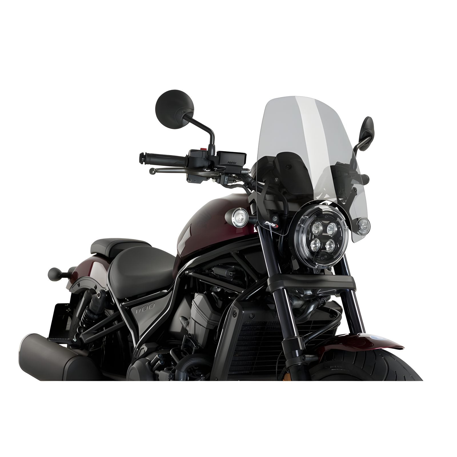 CUPOLINO NAKED N.G. TOURING PUIG COMPATIBILE PER HONDA REBEL CMX1100 DCT 2021 > 2023 FUME CHIARO 20820H