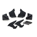 SPOILER LATERALE DOWNFORCE NAKED PUIG COMPATIBILE PER KAWASAKI Z H2 1000 SE 2021 > 2025 NERO 20832N