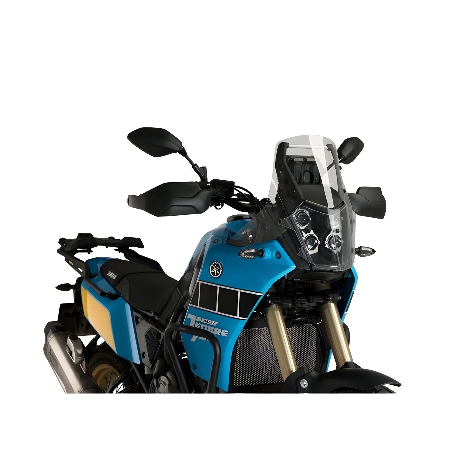 CUPOLINO SPORT PUIG COMPATIBILE PER YAMAHA TENERE 700 RALLY EDITION 2021 > 2024 FUME CHIARO 20834H