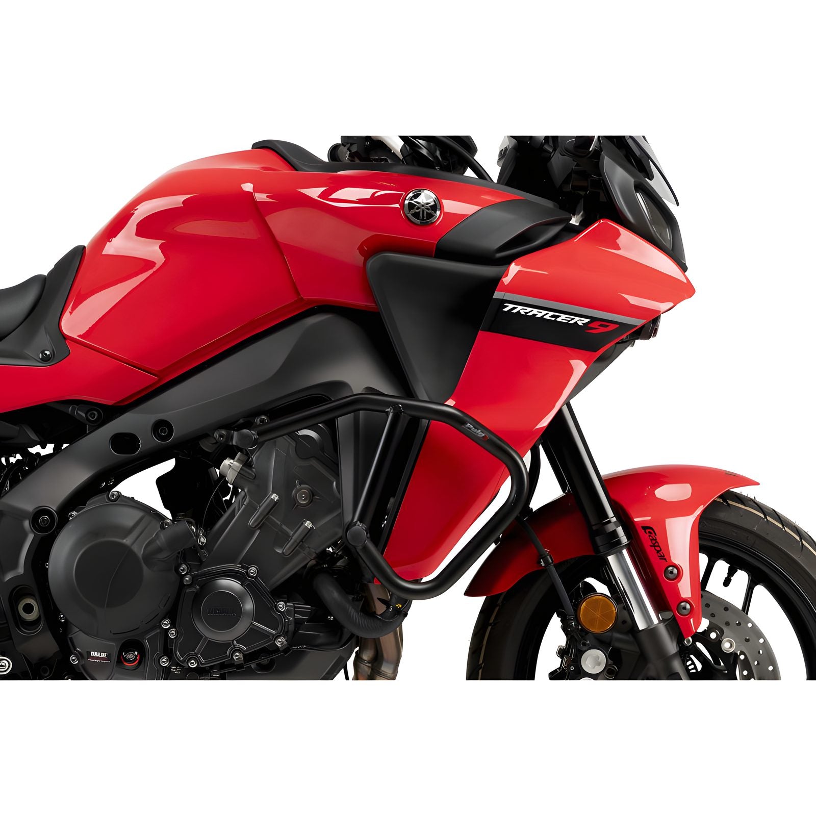 BARRE DI PROTEZIONE MOTORE PUIG COMPATIBILE PER YAMAHA TRACER 9 900 2021 > 2024 NERO 20837N