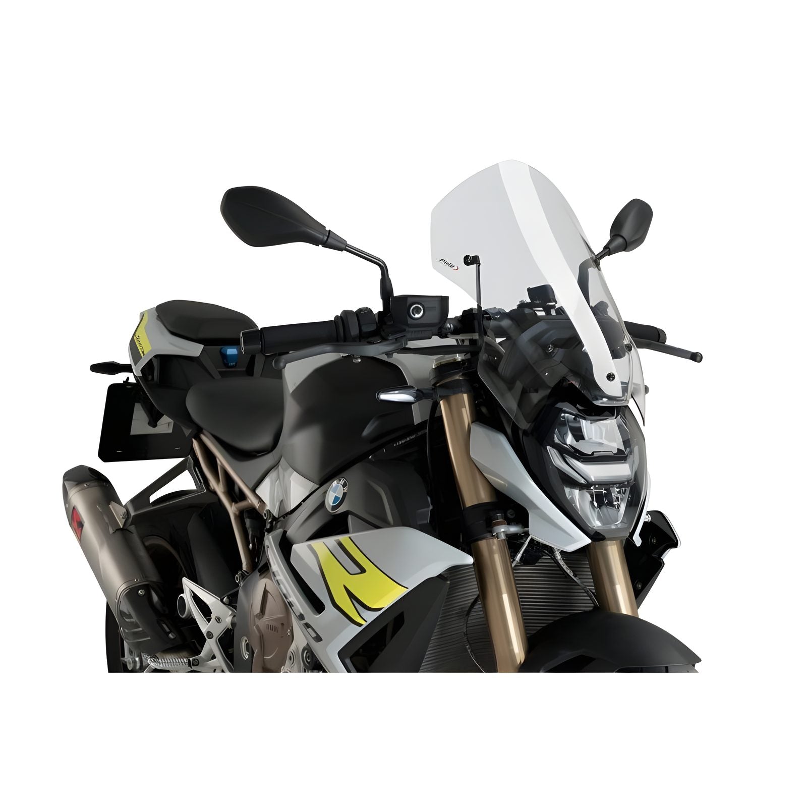 CUPOLINO NAKED N.G. TOURING PUIG COMPATIBILE PER BMW S 1000 R 2021 > 2024 TRASPARENTE 20888W