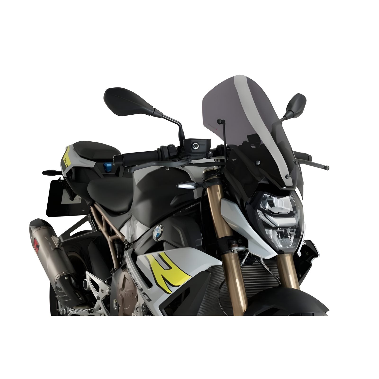 CUPOLINO NAKED N.G. TOURING-OEM SUPP. PUIG COMPATIBILE PER BMW S 1000 R 2021 > 2023 FUME SCURO  RICONDIZIONATO 20889F