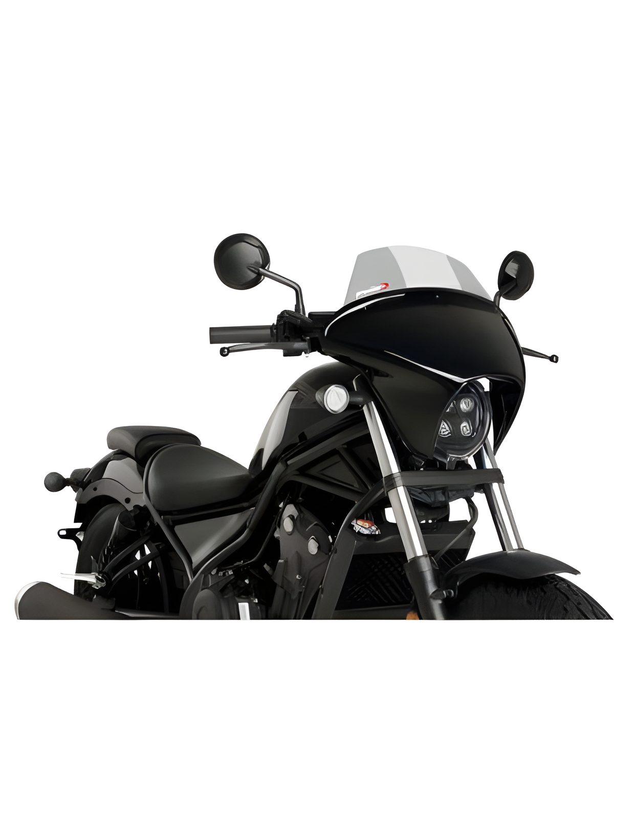 CUPOLINO BATWING SML TOURING PUIG COMPATIBILE PER HONDA REBEL CMX500 SE 2025 FUME CHIARO 21066H