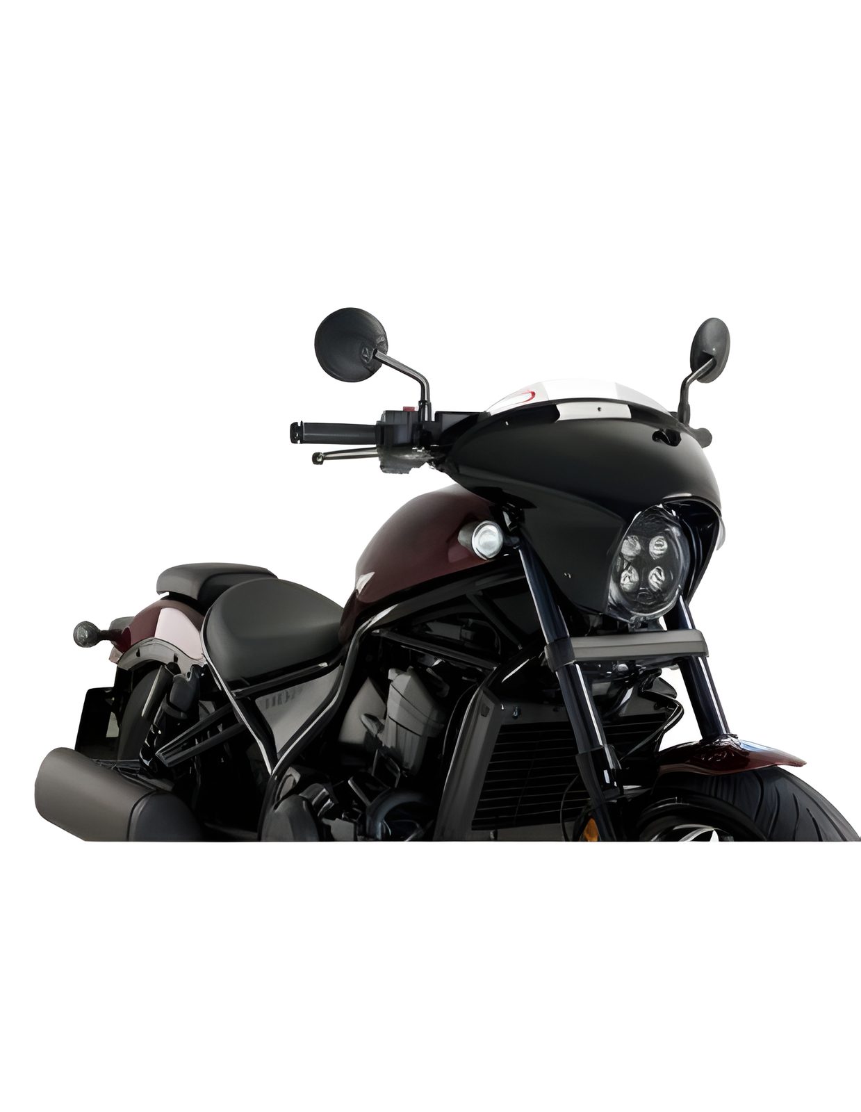 CUPOLINO BATWING SML SPORT PUIG COMPATIBILE PER HONDA REBEL CMX1100 2025 > 2026 TRASPARENTE 21067W