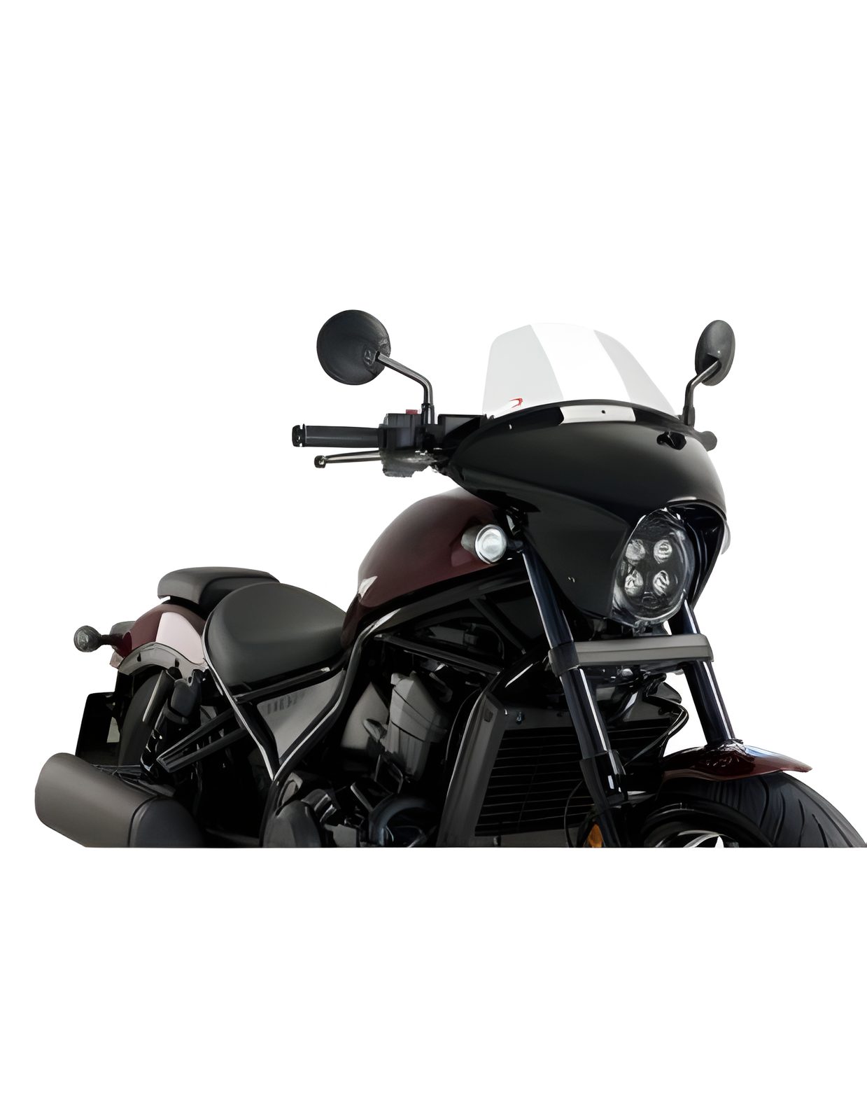 CUPOLINO BATWING SML TOURING PUIG COMPATIBILE PER HONDA REBEL CMX1100 2025 > 2026 TRASPARENTE 21068W