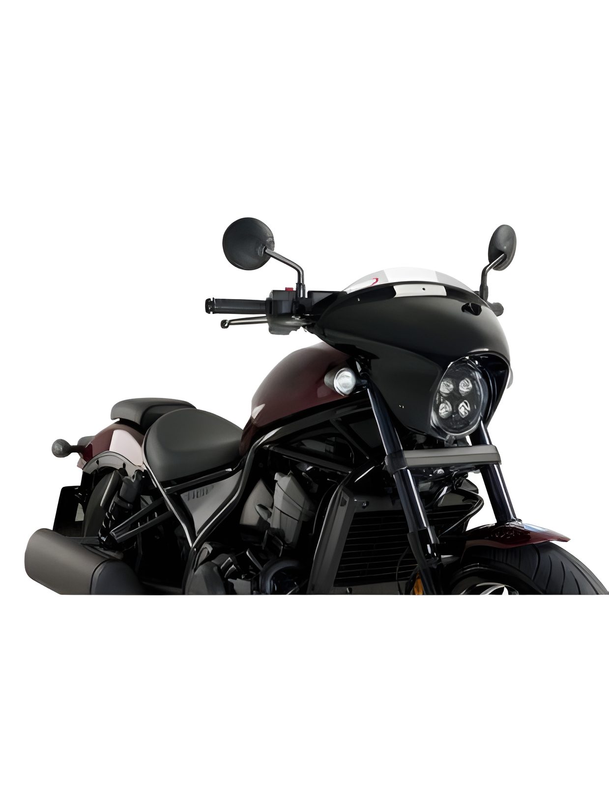 CUPOLINO BATWING SML SPORT PUIG COMPATIBILE PER HONDA REBEL CMX1100 DCT 2025 > 2026 FUME CHIARO 21069H