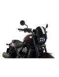 CUPOLINO SEMICARENATO ANARCHY PUIG COMPATIBILE PER HONDA REBEL CMX1100 2025 > 2026 NERO 21090N