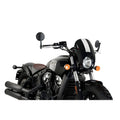 CUPOLINO SEMICARENATO ANARCHY PUIG COMPATIBILE PER INDIAN SCOUT 1100 BOBBER 2018 > 2024 NERO 21092N