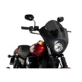 CUPOLINO SEMICARENATO DARK NIGHT PUIG COMPATIBILE PER HARLEY DAVIDSON STREET 750 2015 > 2020 FUME SCURO 21099F