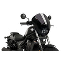 CUPOLINO SEMICARENATO DARK NIGHT PUIG COMPATIBILE PER HONDA REBEL CMX500 2020 > 2024 FUME SCURO 21102F