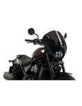 CUPOLINO SEMICARENATO DARK NIGHT PUIG COMPATIBILE PER HONDA REBEL CMX1100 2025 > 2026 FUME SCURO 21104F