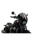 CUPOLINO SEMICARENATO DARK NIGHT PUIG COMPATIBILE PER HONDA REBEL CMX1100 DCT 2025 > 2026 FUME CHIARO 21104H
