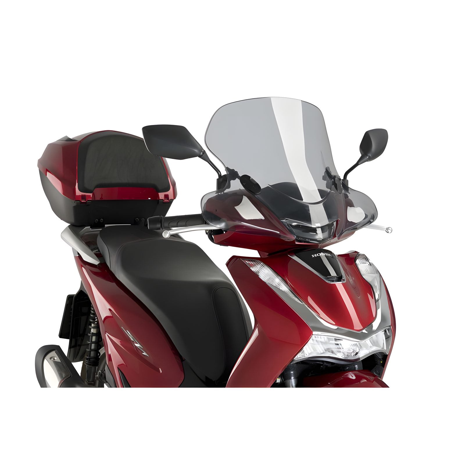 CUPOLINO SCOOTER CITY TOURING PUIG COMPATIBILE PER HONDA SH 350i 2021 > 2024 FUME CHIARO 21112H