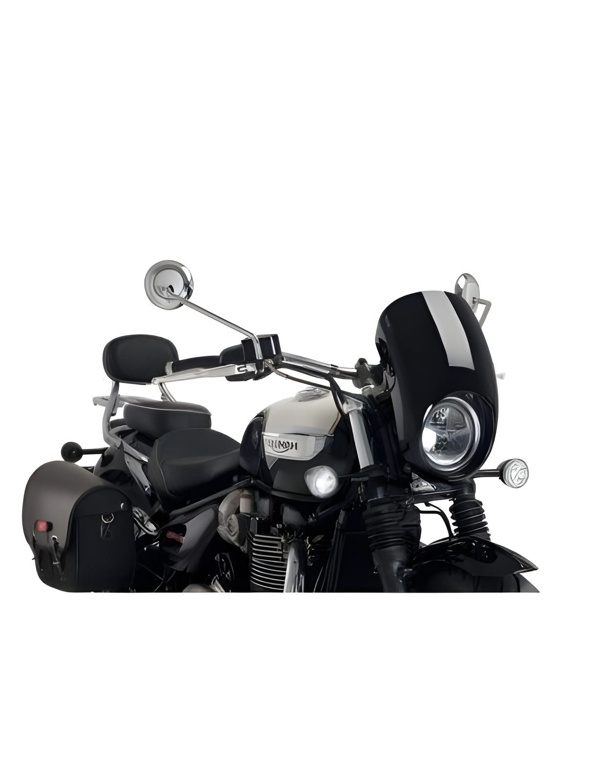 CUPOLINO SEMICARENATO ANARCHY PUIG COMPATIBILE PER TRIUMPH BONNEVILLE SPEEDMASTER 1200 2025 > 2026 NERO 21114N