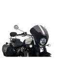 CUPOLINO SEMICARENATO DARK NIGHT PUIG COMPATIBILE PER TRIUMPH BONNEVILLE SPEEDMASTER 1200 2025 > 2026 FUME SCURO 21115F