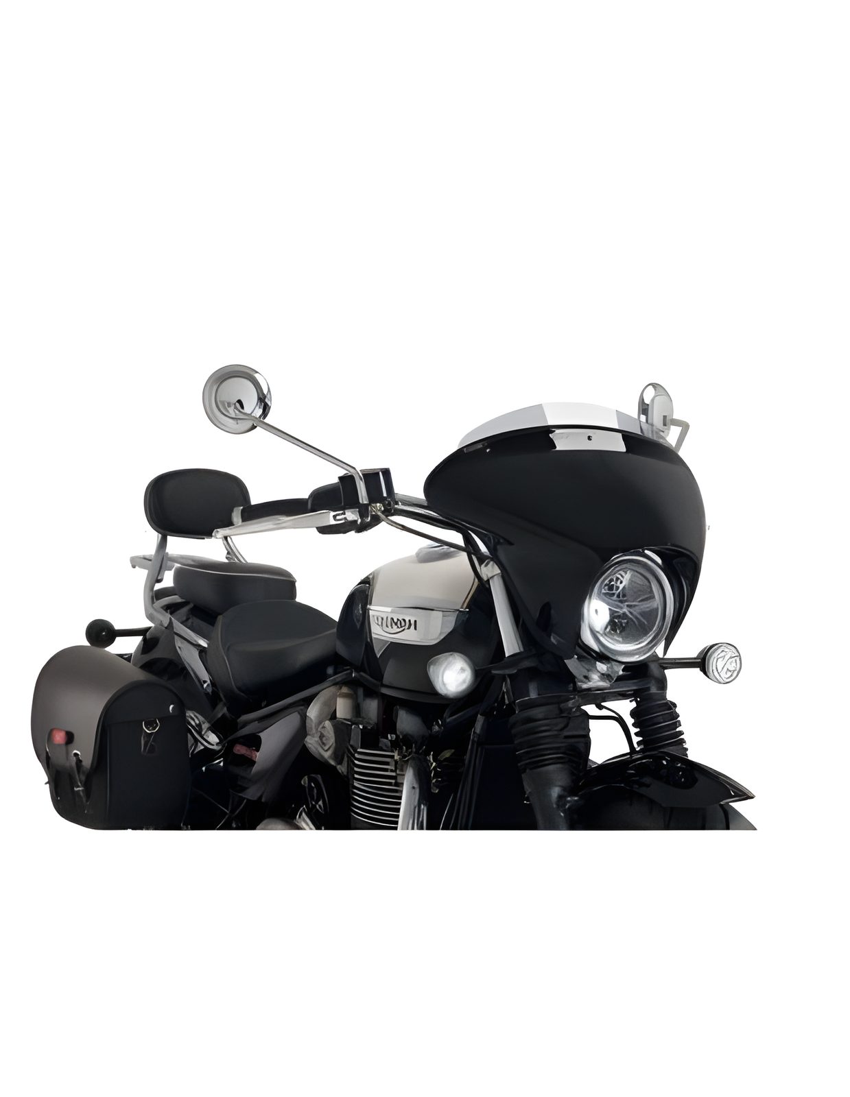 CUPOLINO BATWING SML SPORT PUIG COMPATIBILE PER TRIUMPH BONNEVILLE SPEEDMASTER 1200 2025 > 2026 FUME CHIARO 21116H