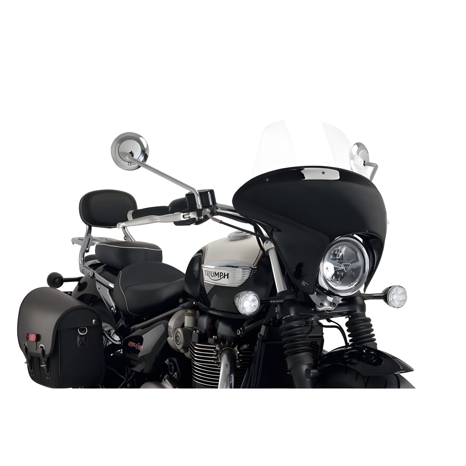CUPOLINO BATWING SML TOURING PUIG COMPATIBILE PER TRIUMPH BONNEVILLE SPEEDMASTER 1200 2021 > 2024 TRASPARENTE 21117W