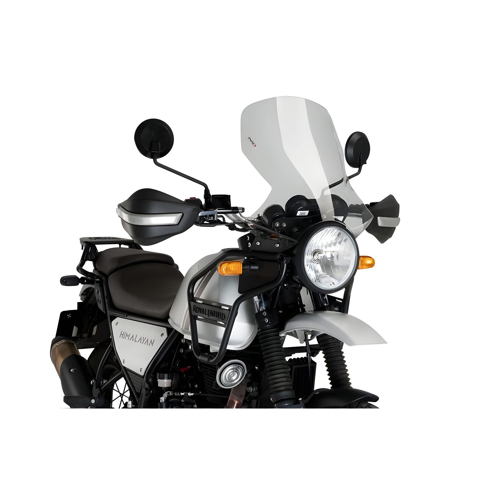 CUPOLINO TOURING PUIG COMPATIBILE PER ROYAL ENFIELD HIMALAYAN 400 2021 > 2023 TRASPARENTE 21122W