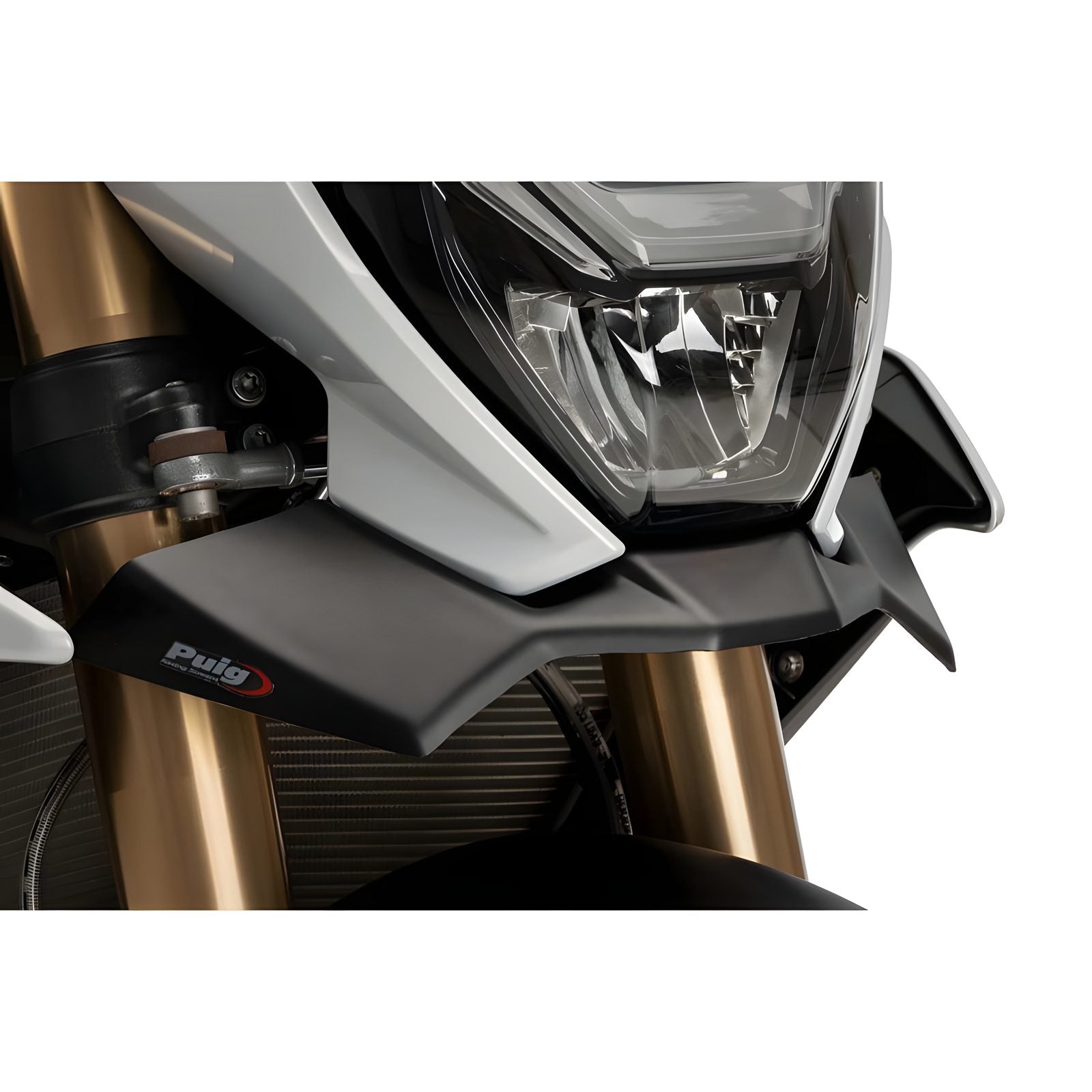 SPOILER ANTERIORE DOWNFORCE NAKED PUIG COMPATIBILE PER BMW S 1000 R 2021 > 2024 NERO OPACO 21135J