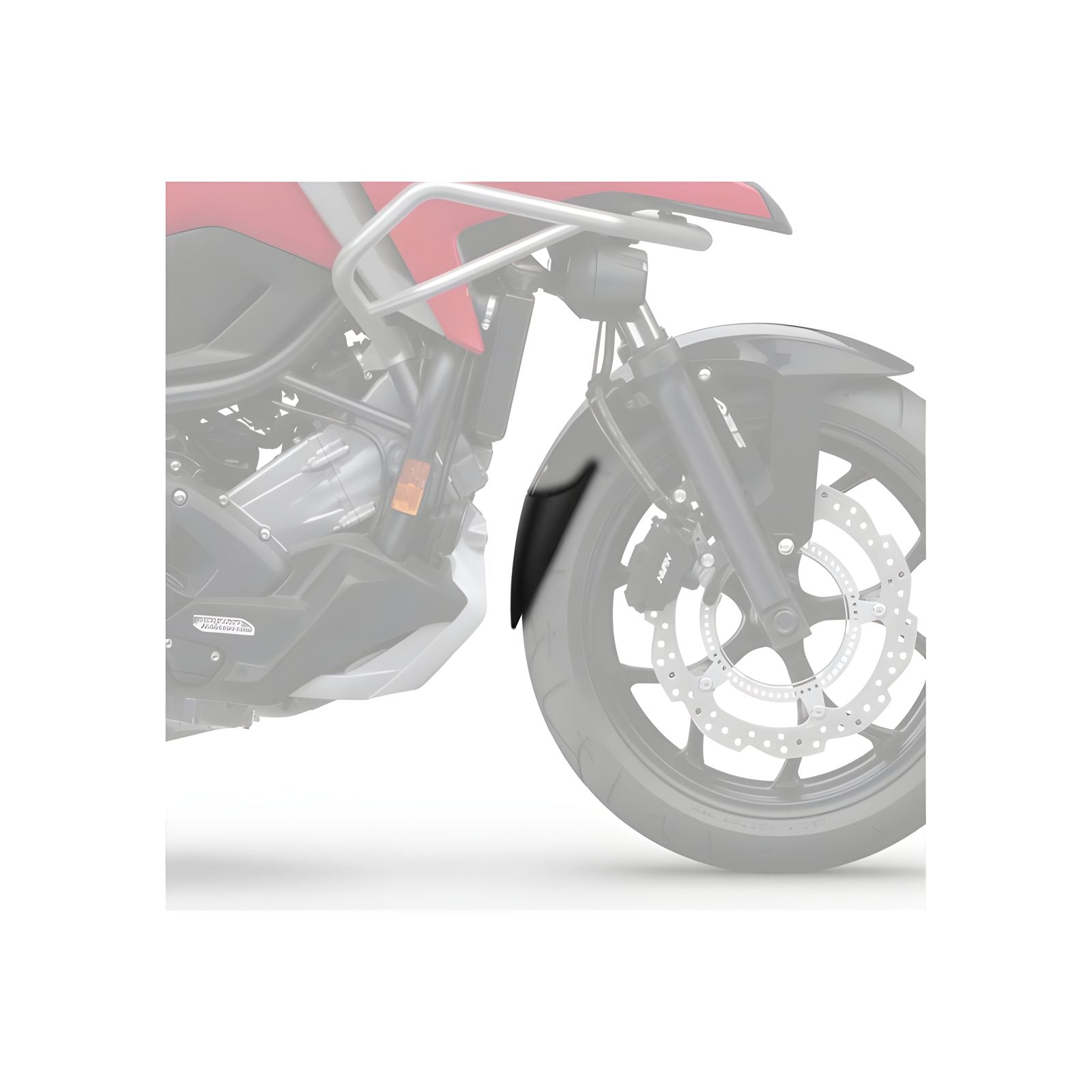ESTENSIONE PARAFANGO ANTERIORE PUIG COMPATIBILE PER HONDA NC 750 X 2025 NERO 21167N