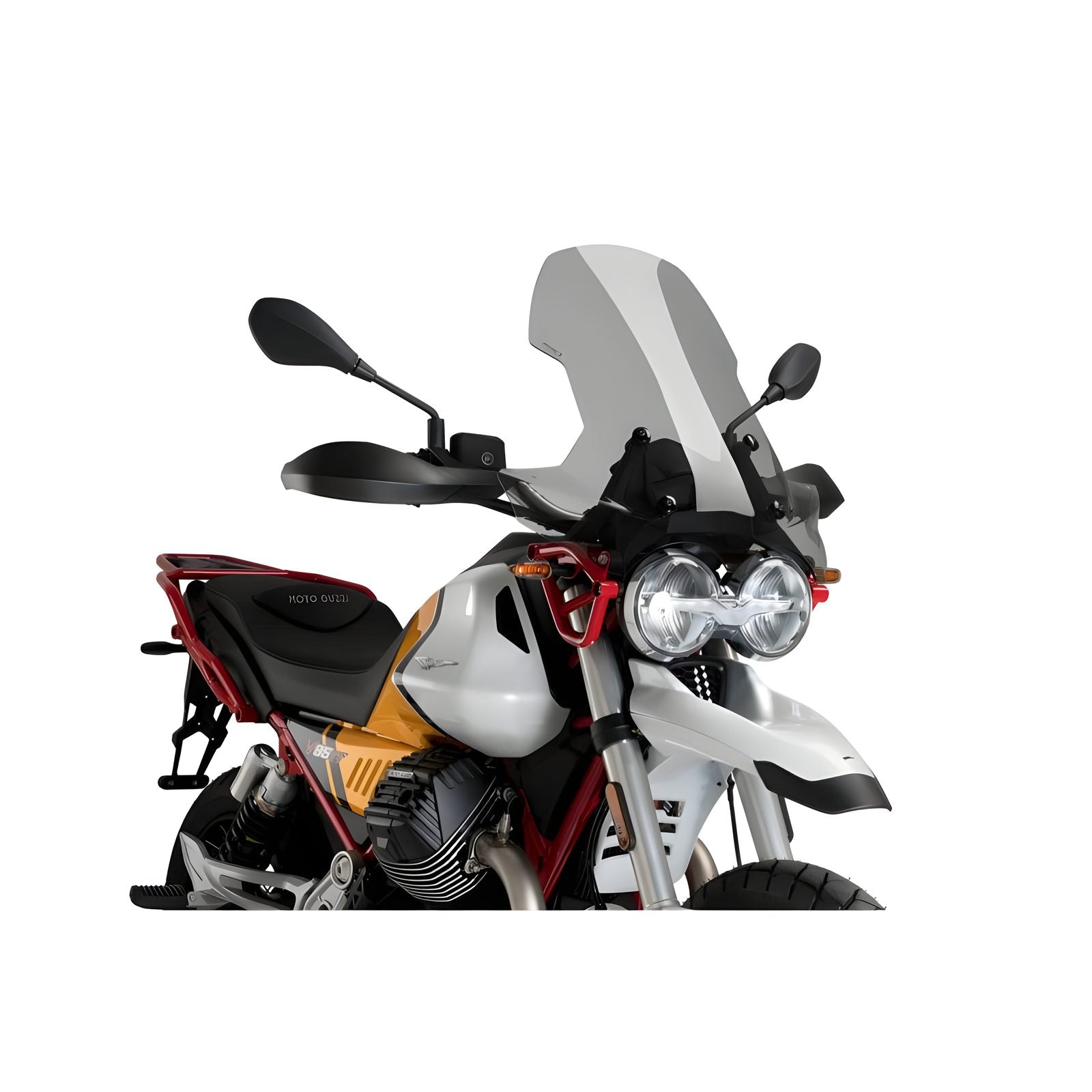 CUPOLINO TOURING PUIG COMPATIBILE PER MOTO GUZZI V85 850 TT CENTENARIO 2021 > 2023 FUME CHIARO 21176H