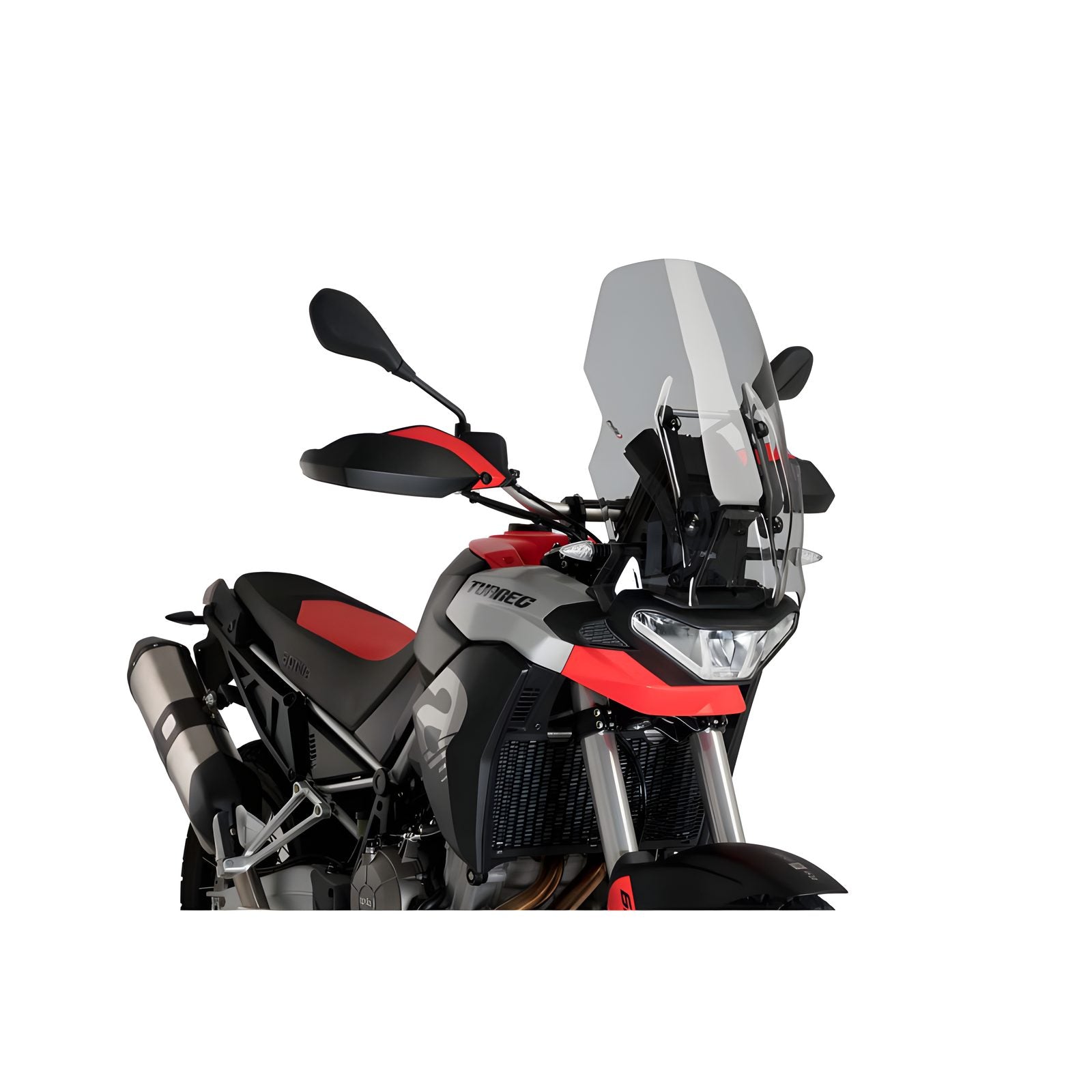 CUPOLINO TOURING PUIG COMPATIBILE PER APRILIA TUAREG 660 RALLY 2025 FUME CHIARO 21182H