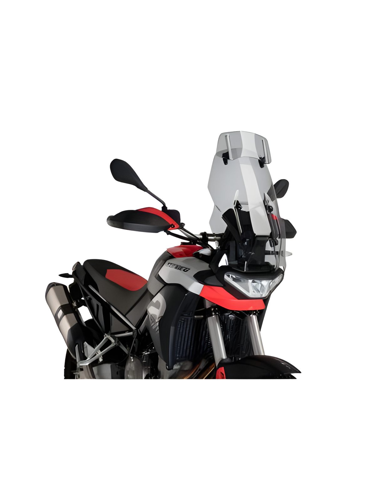 CUPOLINO TOURING-VISIERA PUIG COMPATIBILE PER APRILIA TUAREG 660 RALLY 2026 FUME CHIARO 21183H