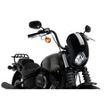 CUPOLINO SEMICARENATO ANARCHY PUIG COMPATIBILE PER HARLEY DAVIDSON SOFTAIL 1868 STREET BOB 2021 > 2023 NERO 21216N