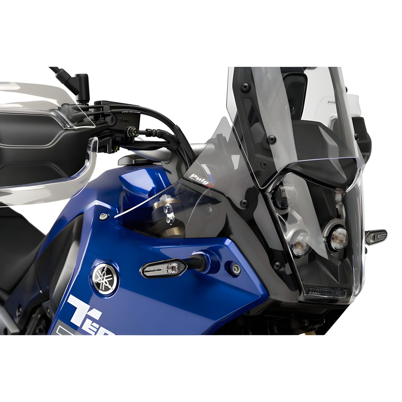 DEFLETTORI ANTERIORI MAGGIORATI PUIG COMPATIBILE PER YAMAHA TENERE 700 EXPLORE EDITION 2025 FUME CHIARO COPPIA 21263H