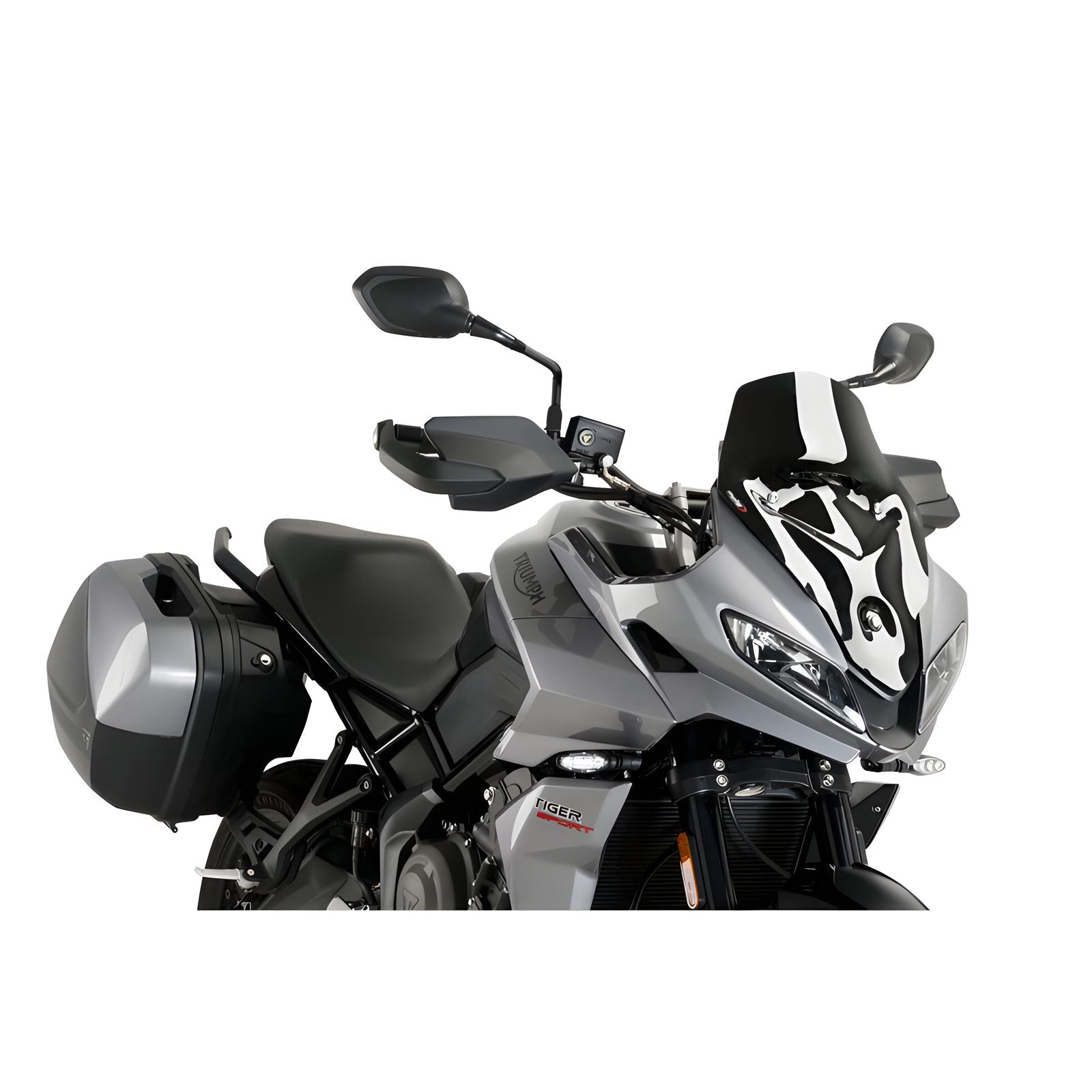 CUPOLINO SPORT PUIG COMPATIBILE PER TRIUMPH TIGER 660 SPORT 2022 > 2024 NERO 21318N
