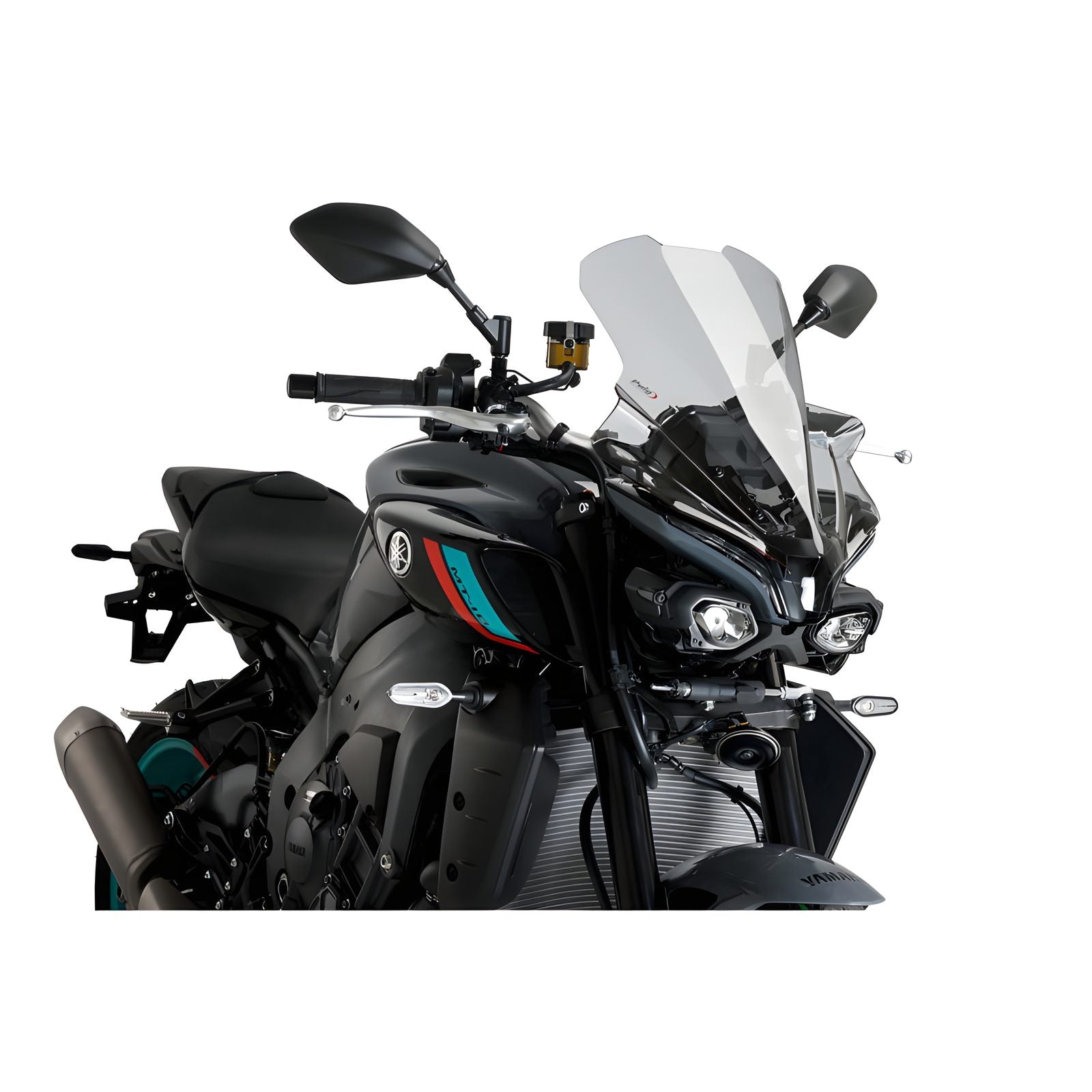 CUPOLINO NAKED N.G. TOURING PUIG COMPATIBILE PER YAMAHA MT-10 1000 2022 > 2025 FUME CHIARO 21362H