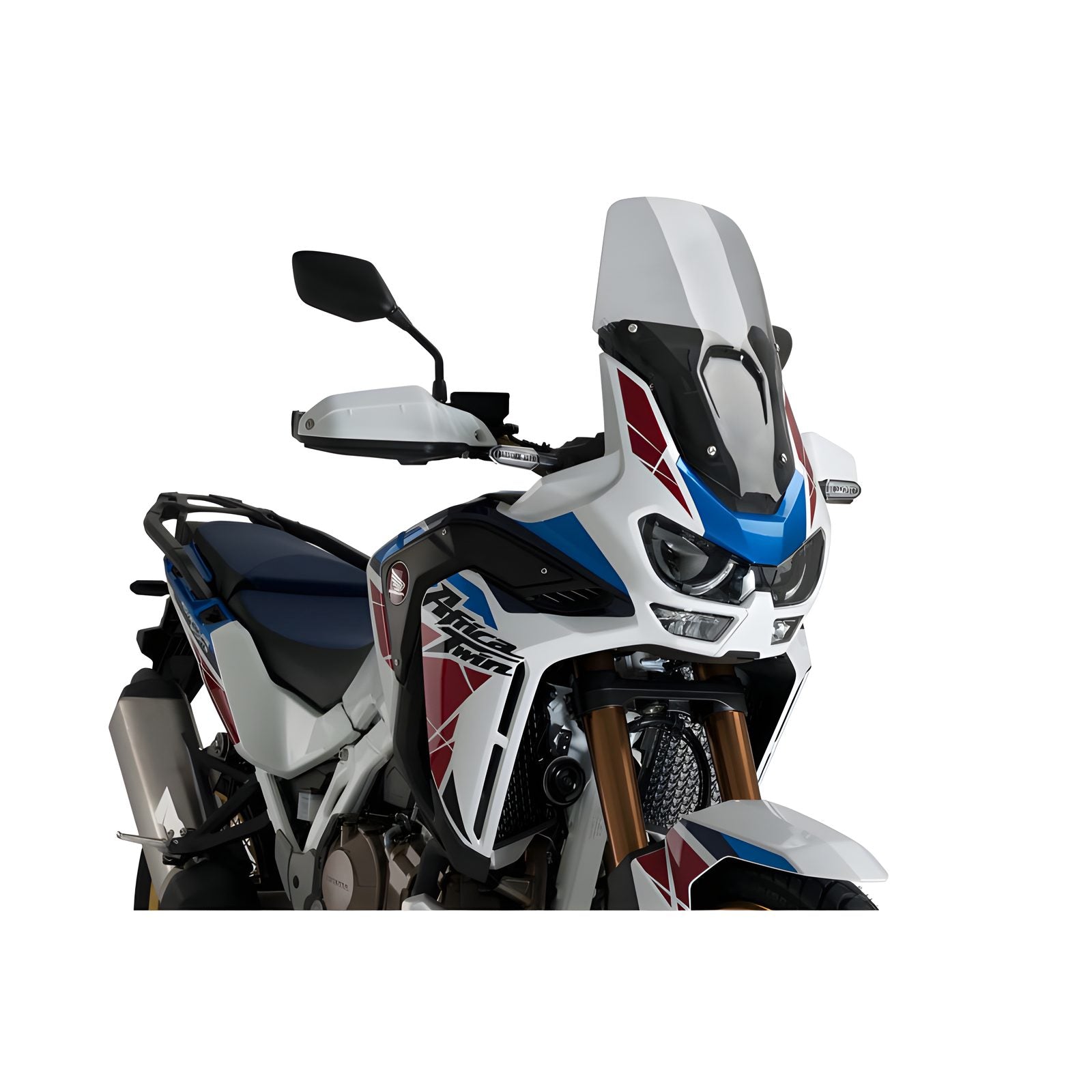 CUPOLINO TOURING PUIG COMPATIBILE PER HONDA AFRICA TWIN CRF1100L 2020 > 2025 FUME CHIARO 21395H