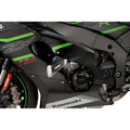 TAMPONI PARATELAIO MOD. PRO 2.0 PUIG COMPATIBILE PER KAWASAKI ZX-10RR 1000 2021 > 2024 NERO COPPIA 21428N