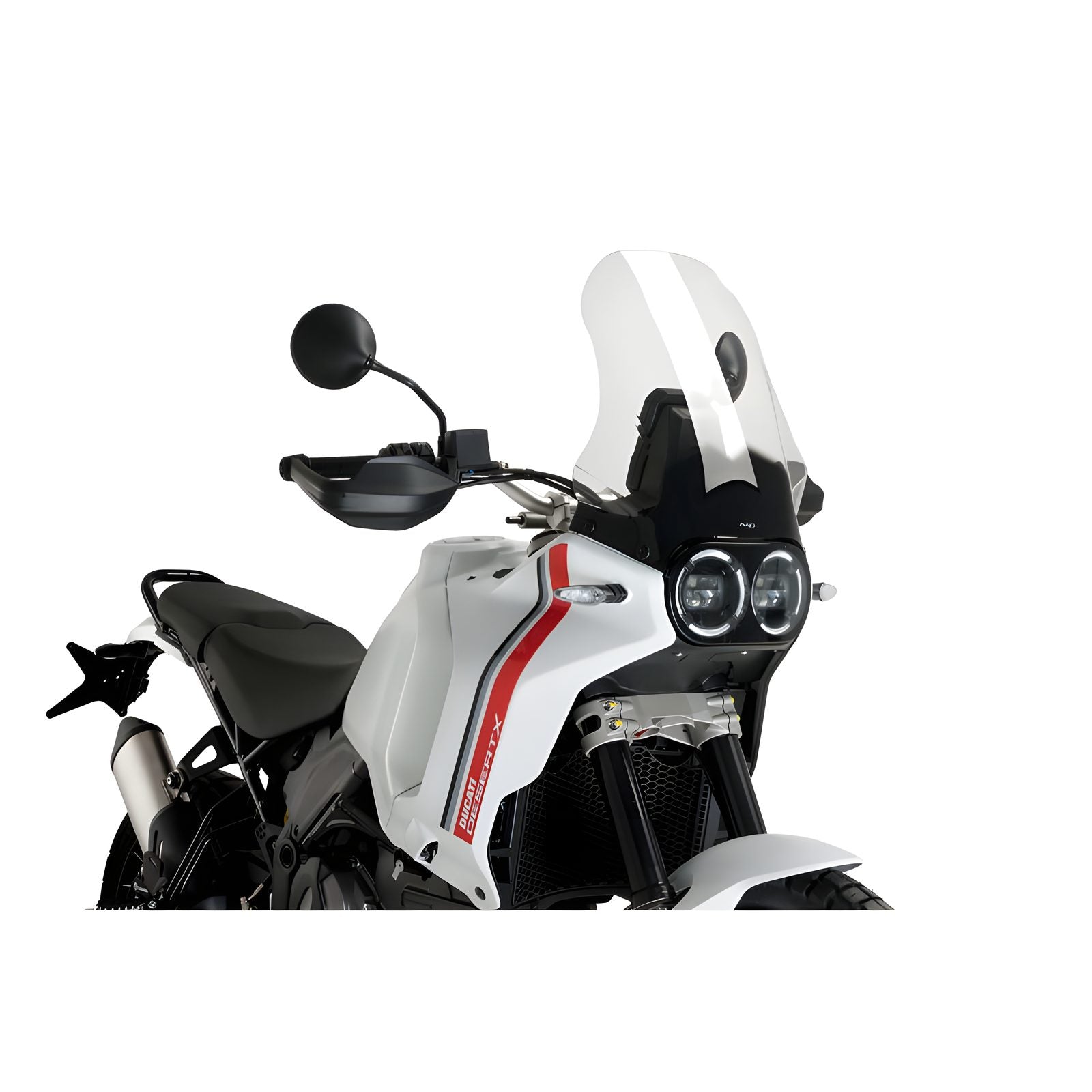 CUPOLINO TOURING PUIG COMPATIBILE PER DUCATI DESERT X 937 2022 > 2025 TRASPARENTE 21437W